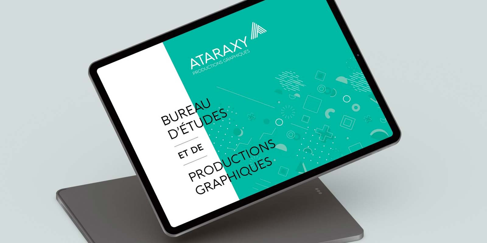 Site web sur tablette mobile création par Ataraxy à Nantes